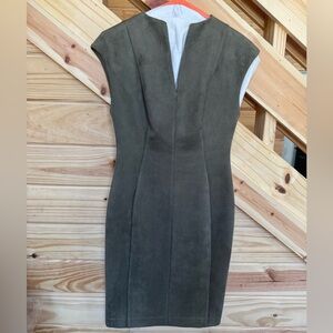 Calvin Klein Olive Midi Dress